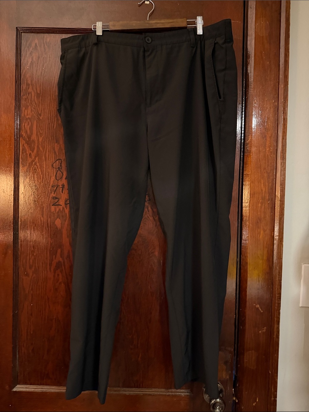 Men's Black Dress Pants - Classic Tailored Fit